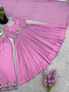 NSR 864 Heavy Faux Georgette With Embroidery Work Top With Bottom Dupatta Bulk Orders In India